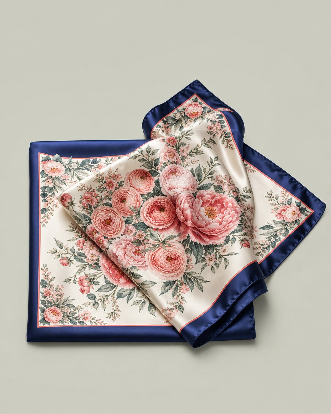 June Peonies Scarf, image 2