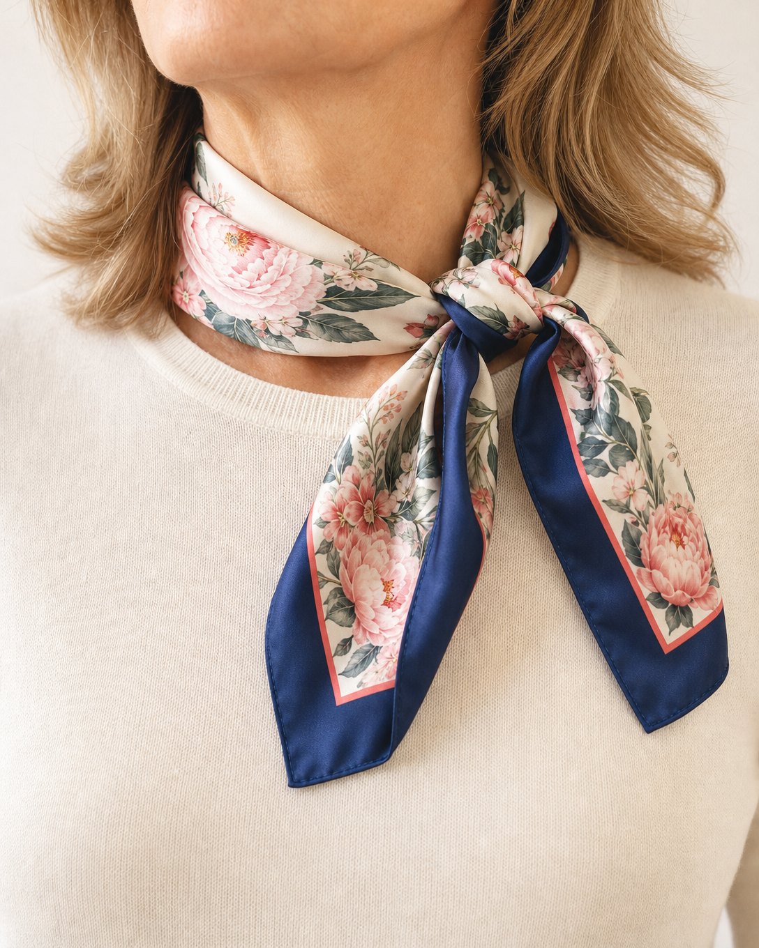 June Peonies Scarf, image 3