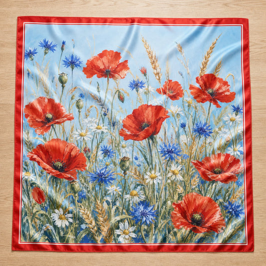 Poppy Meadow Scarf, image 1