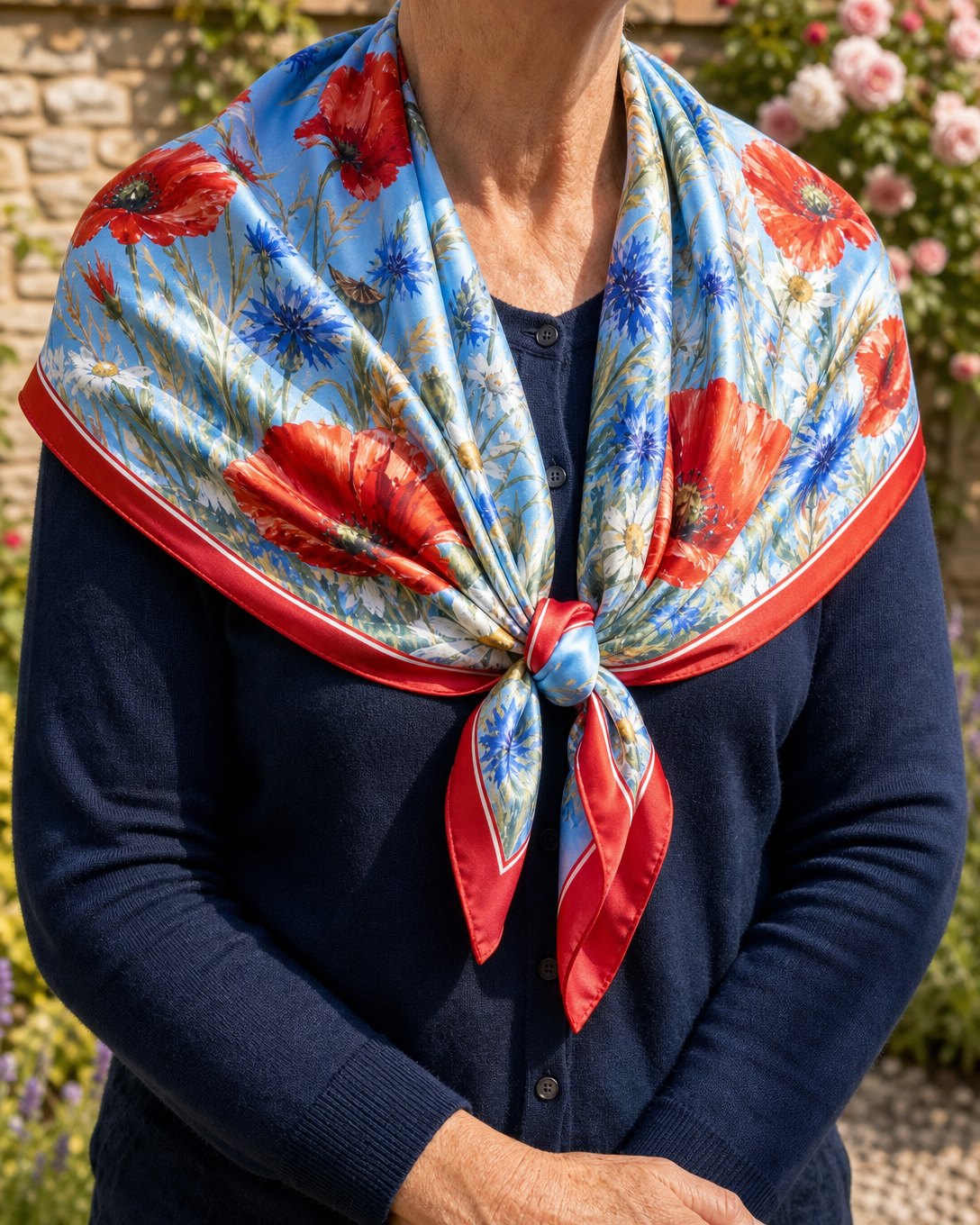 Poppy Meadow Scarf, image 5