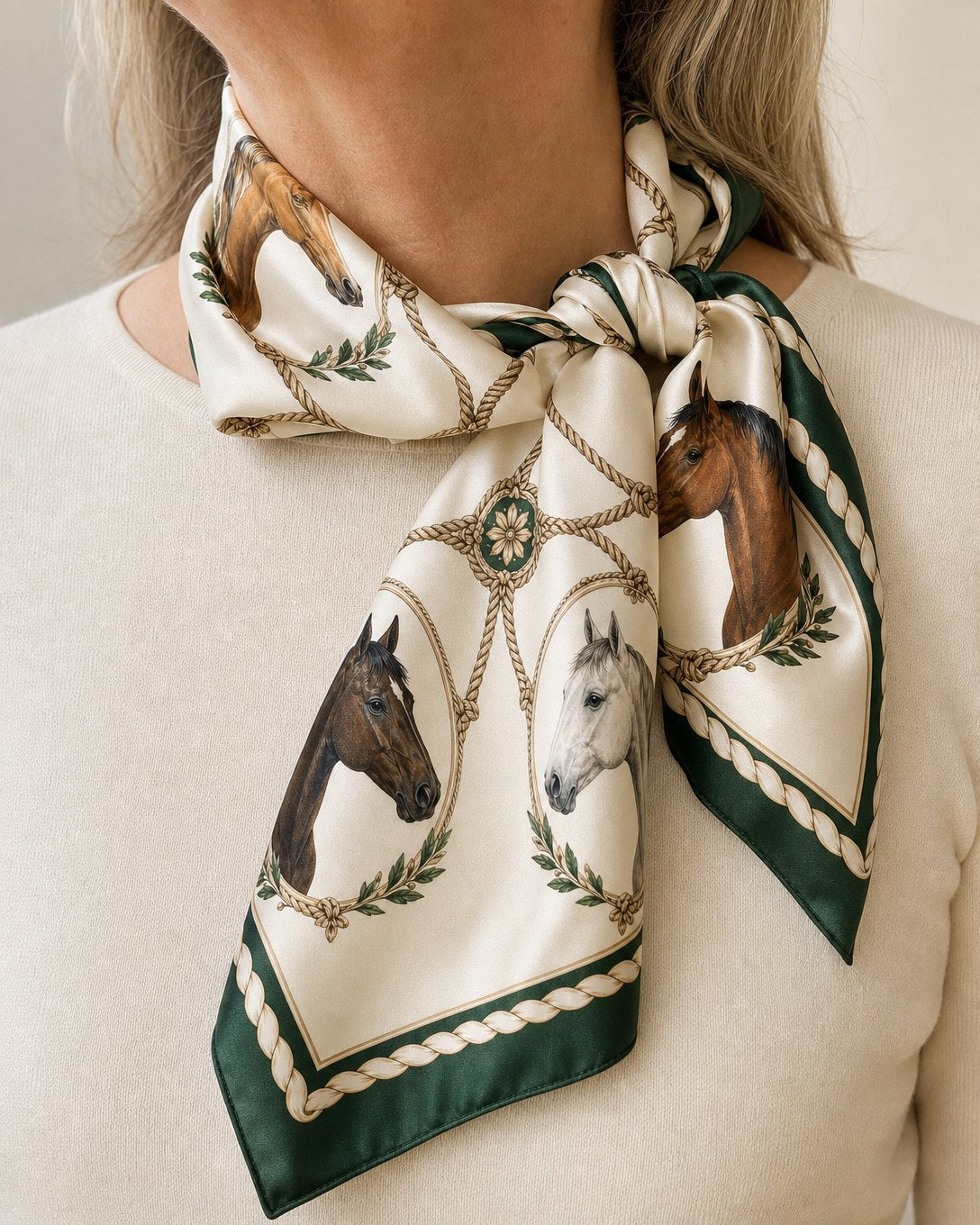 Four Cameos Scarf, image 3