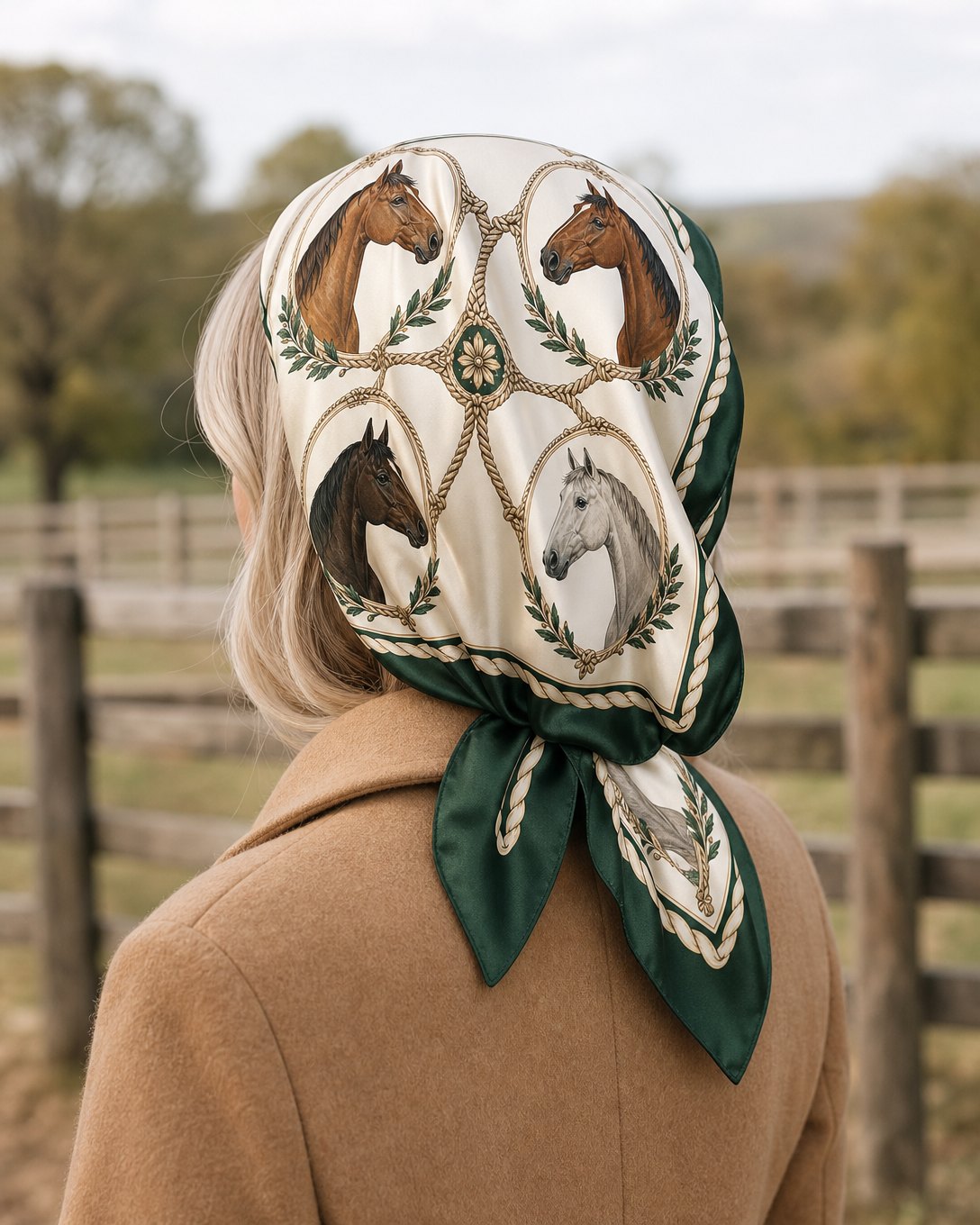 Four Cameos Scarf, image 5