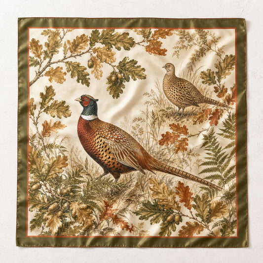 Oak Pheasant Scarf, image 1