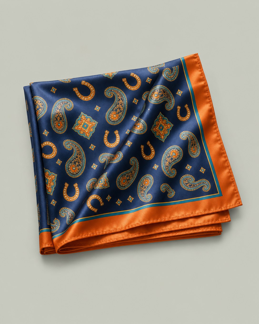 Horseshoe Foulard Scarf, image 2
