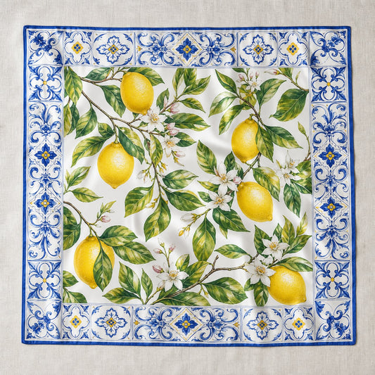 Amalfi Lemons Scarf, image 1