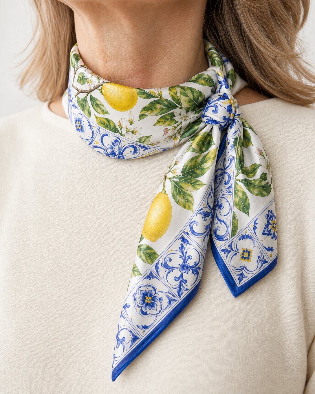Amalfi Lemons Scarf, image 3