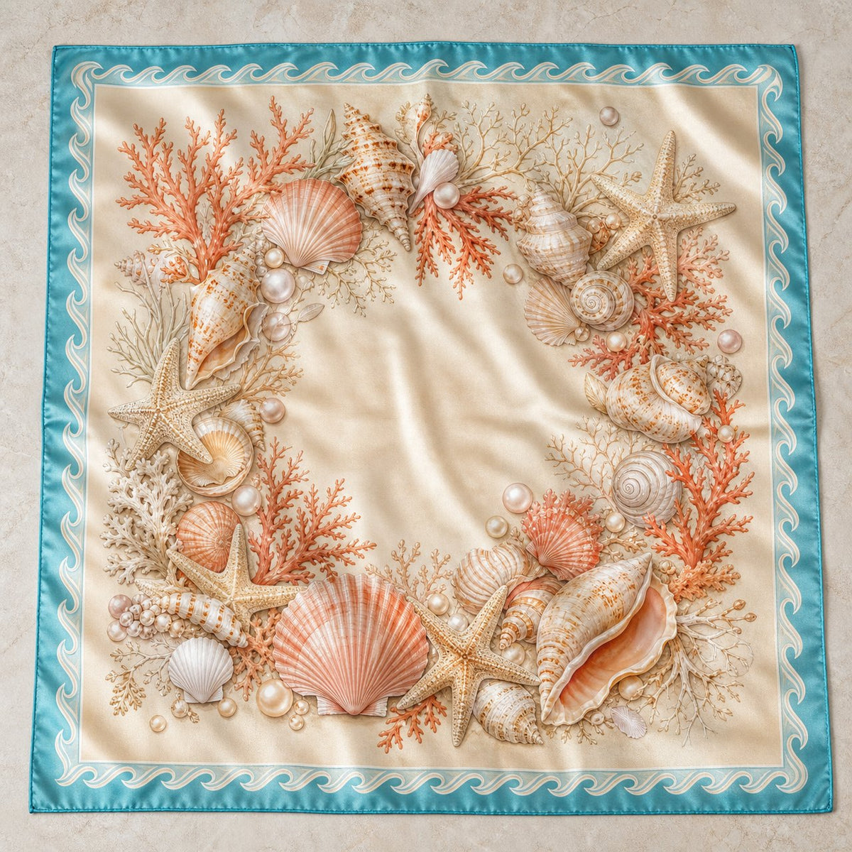 Shell Garland Scarf, image 1