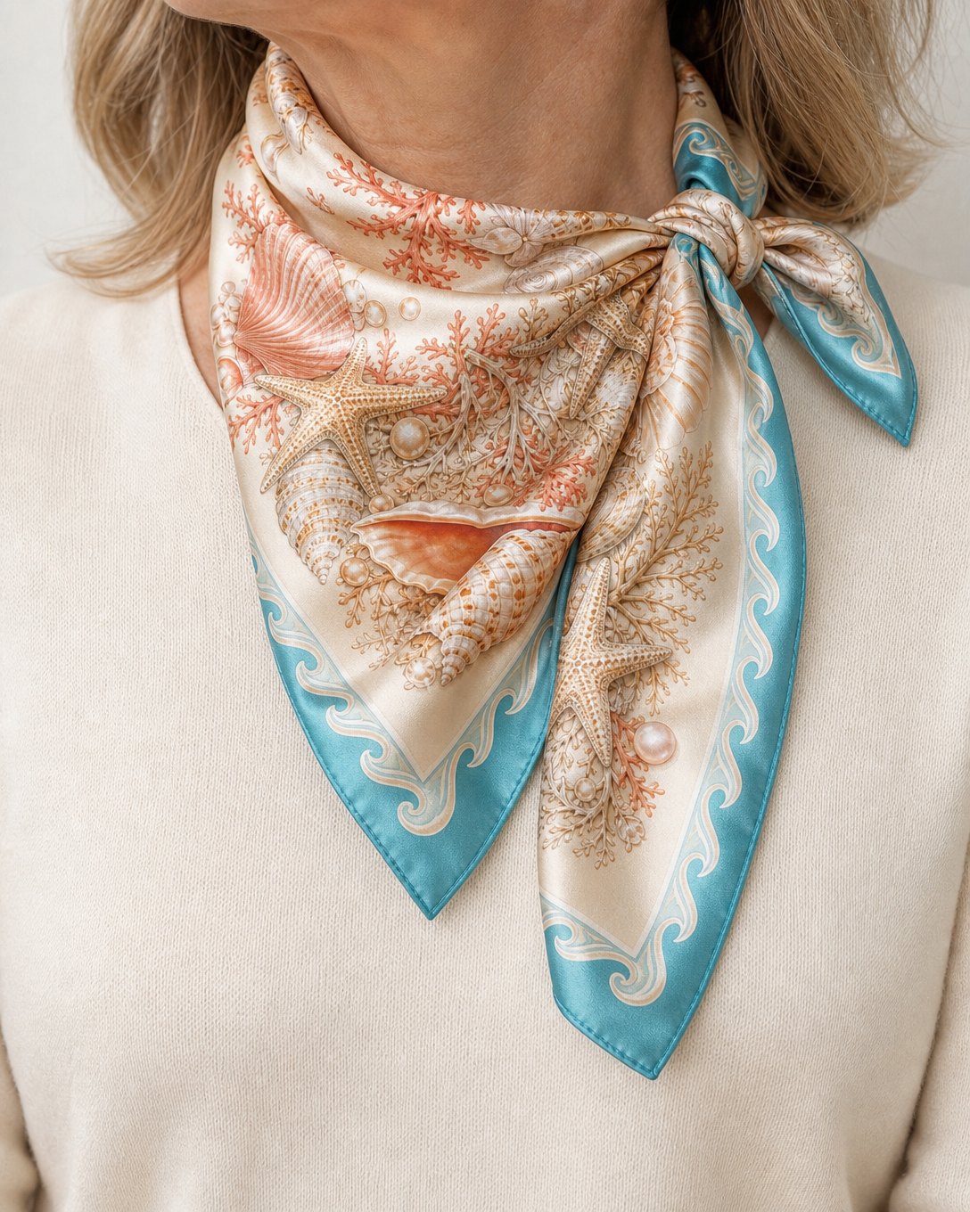 Shell Garland Scarf, image 3