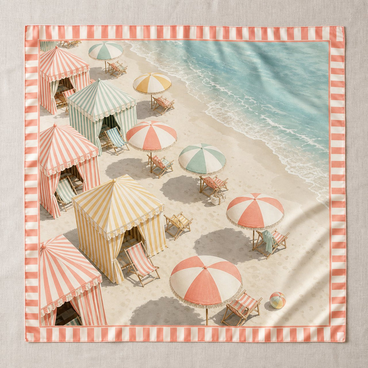Cabana Stripes Scarf, image 1