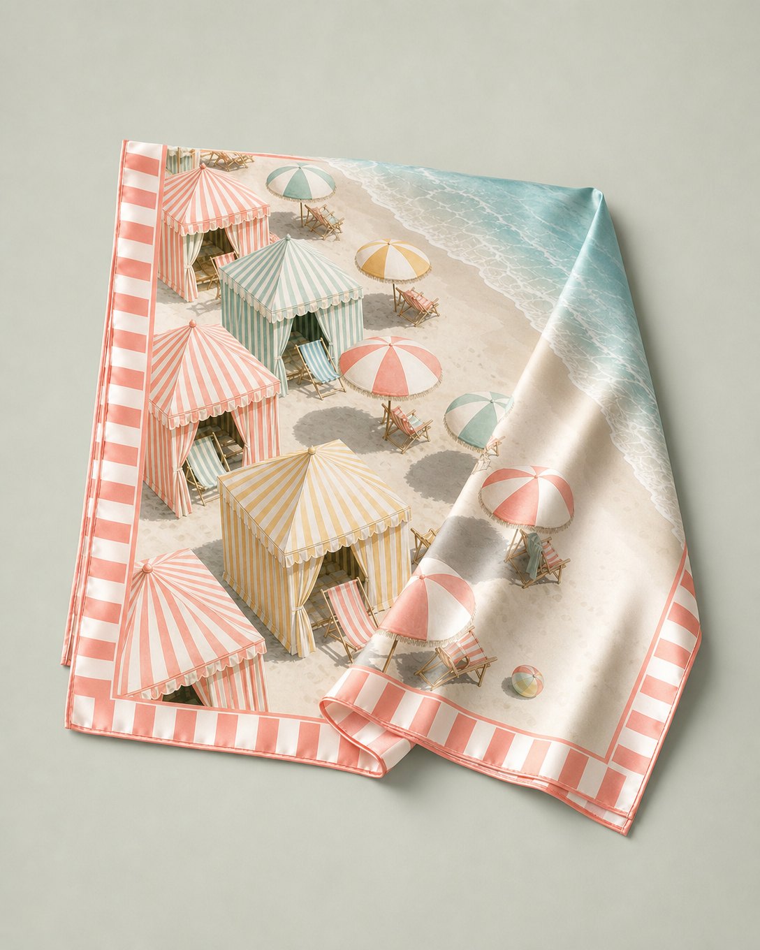 Cabana Stripes Scarf, image 2