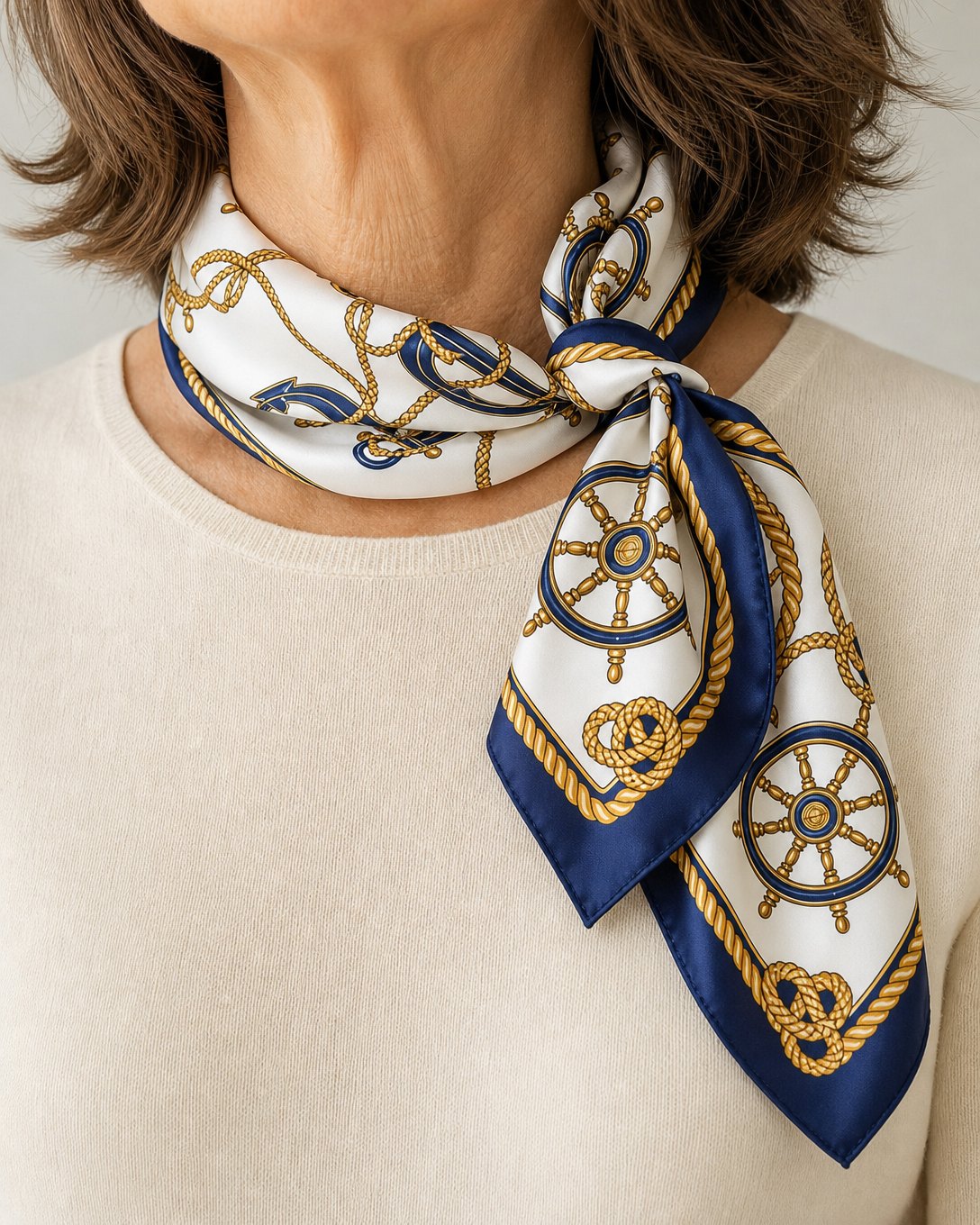 Rope & Anchor Scarf, image 3